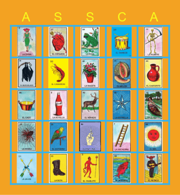 2021 Loteria Bingo Card