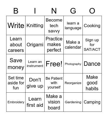 Intellectual Quarantine Bingo Card