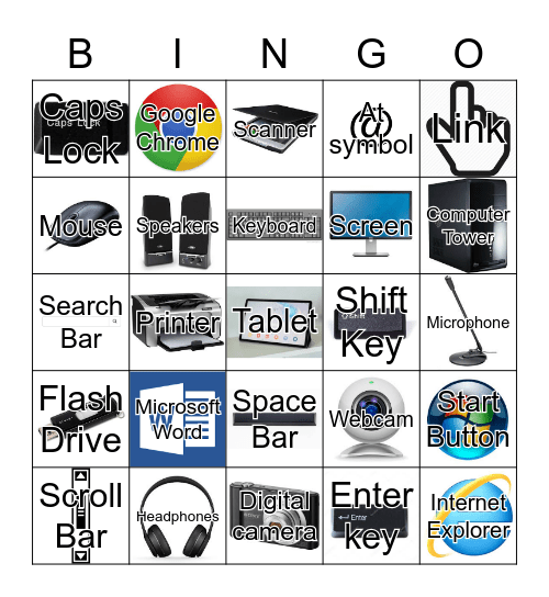 Computer Bingo Card