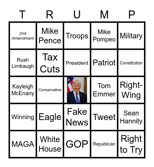 Trump Bingo Card