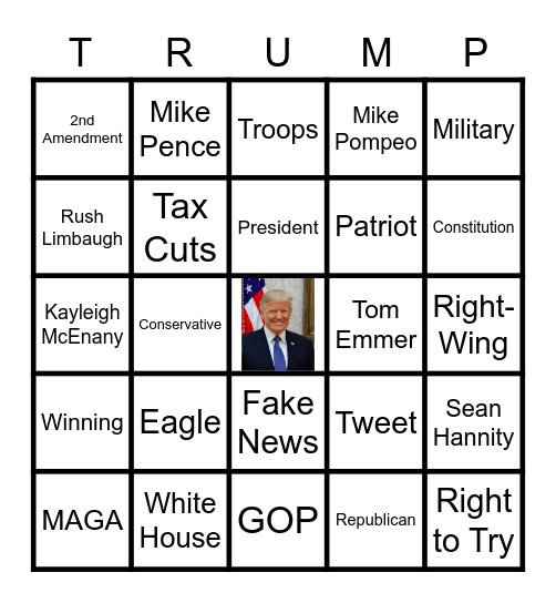 Trump Bingo Card