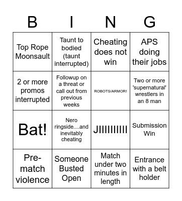 MNW Flashbang Card #2 Bingo Card