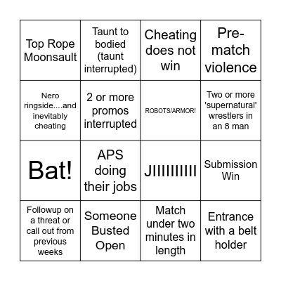 MNW Flashbang Card #2 Bingo Card