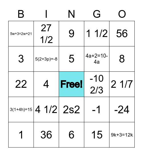 Dora's lost treasure: Bingo Card