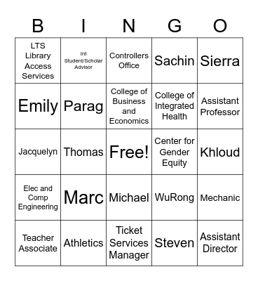 fscn bingo Card