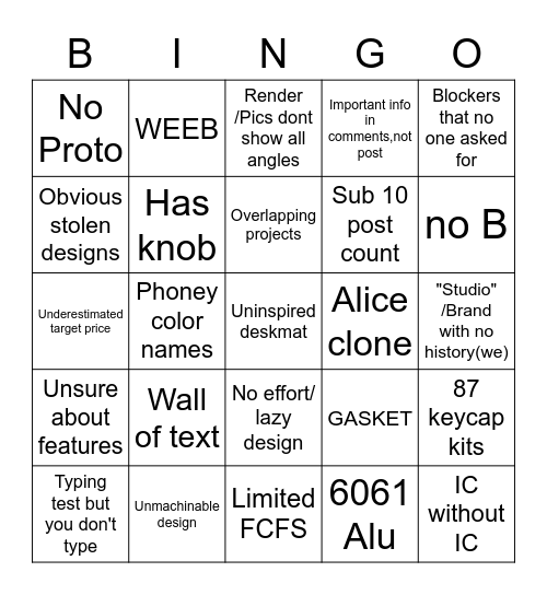 IC BINGO AUG 30 Bingo Card