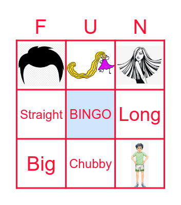 PHYSICAL DESCRIPTION Bingo Card