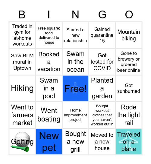 CLT Slalom Q3 Bingo! Bingo Card