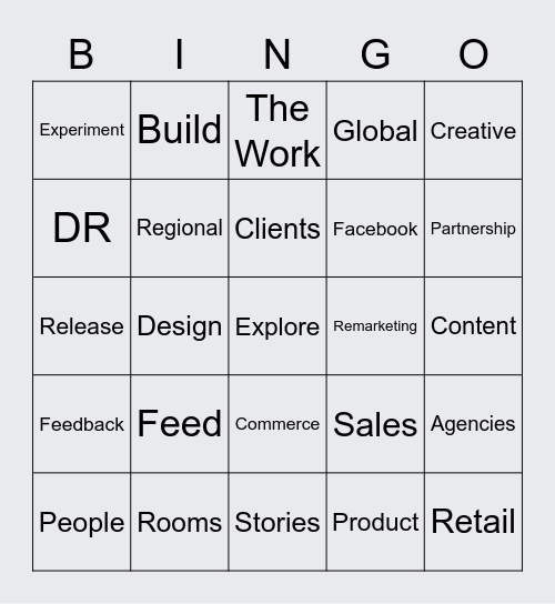 Explore BINGO Card