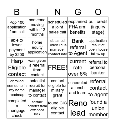 Call Night Bingo  Bingo Card