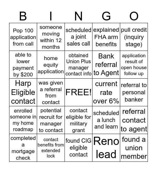 Call Night Bingo  Bingo Card