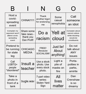 Jeanne Ives social media checklist Bingo Card