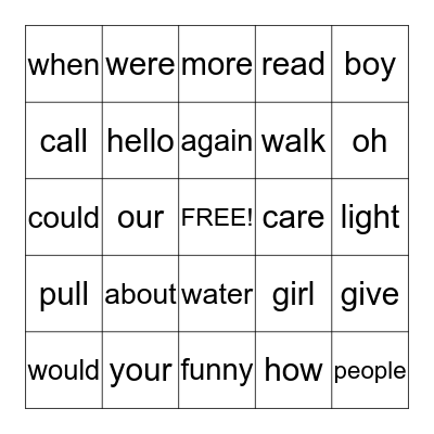 Book 3 Bingo Card