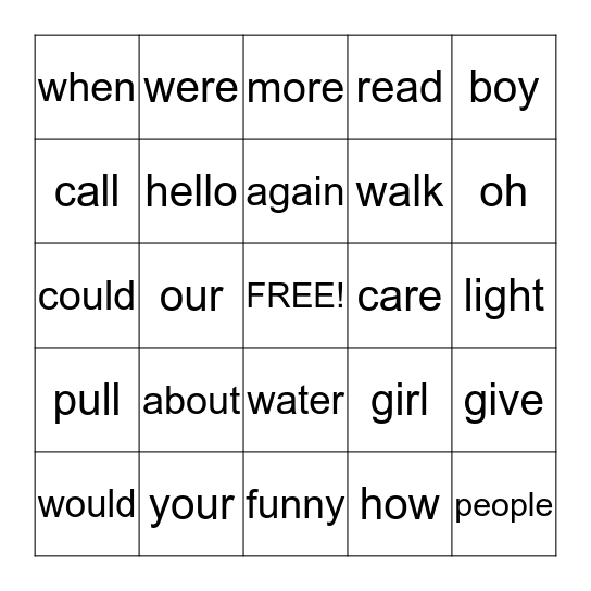 Book 3 Bingo Card