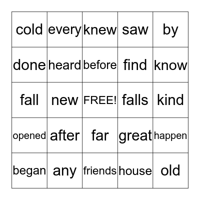 Book 4 Bingo Card