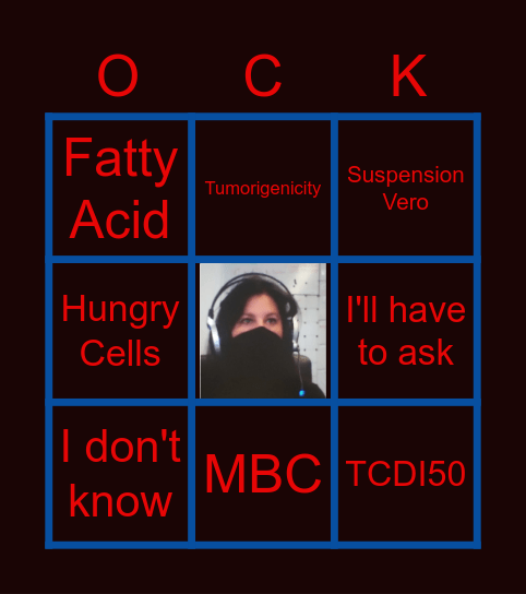 NTCM Bingo Card