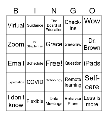 Thanks, Rona...real cool... Bingo Card