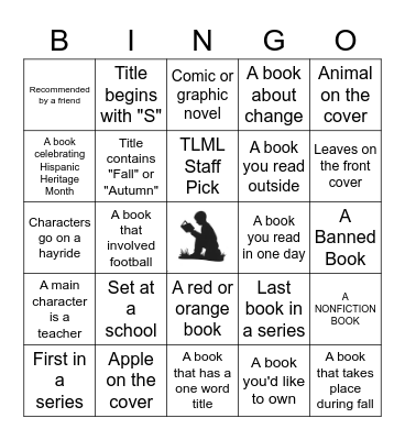 September Book Bingo Card