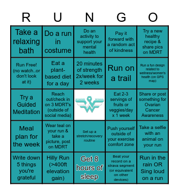 #Wonderwomanwarriors Bingo Card