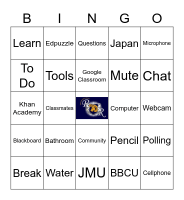 Pre-Algebra Bingo Card