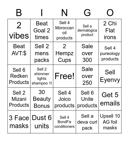 !!!!RETAIL BINGO!!!! Bingo Card