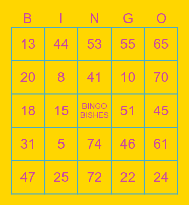 Timeria’s Bingo 🧚🏽🌸🦋 Bingo Card