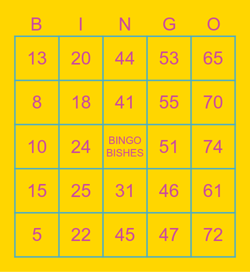 Timeria’s Bingo 🧚🏽🌸🦋 Bingo Card