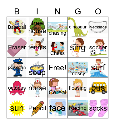 /s/ bingo Card