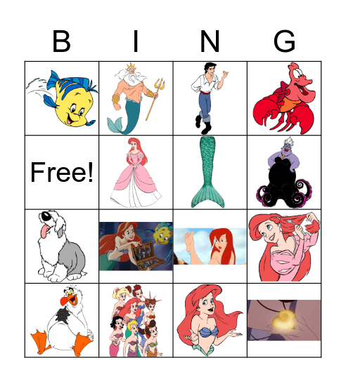 A must SEA MERmazing party Bingo Card