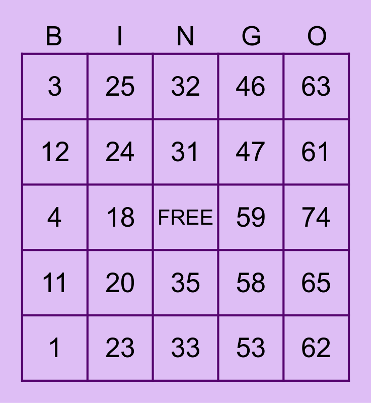 BINGO KA DAY! 😝 Bingo Card