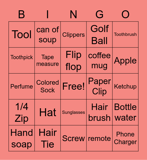 CB Kansas Bingo Card