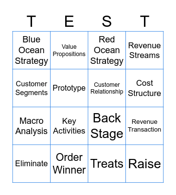 Bingo 4x4 Bingo Card