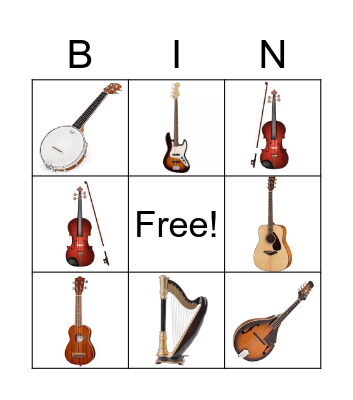 The String Family Bingo Card