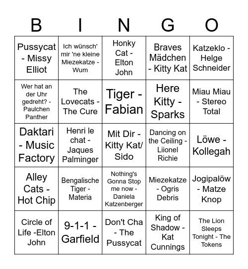 M-Bingo Card