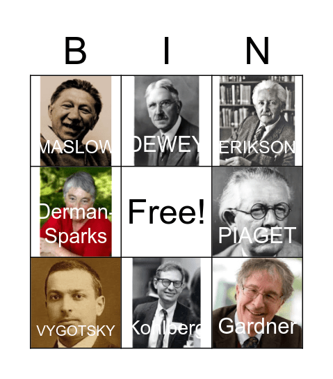 EC THEORIST BINGO Card