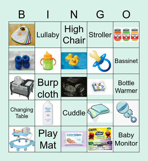 Tawanna’s Baby Shower Bingo Card