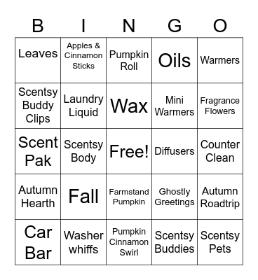 Mandy's Mer-Mazing Scents Bingo Card