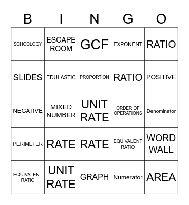 September 4th THE BIG GAME! Bingo Card