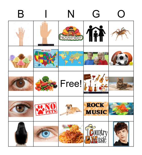 Get to know your buddies Bingo Card