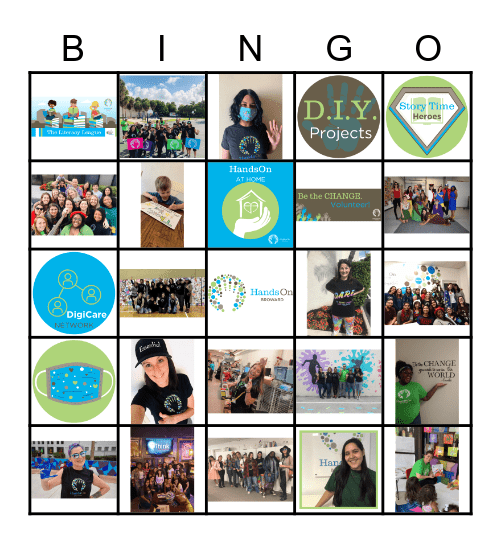 HandsOn Broward Staff Bingo! Bingo Card