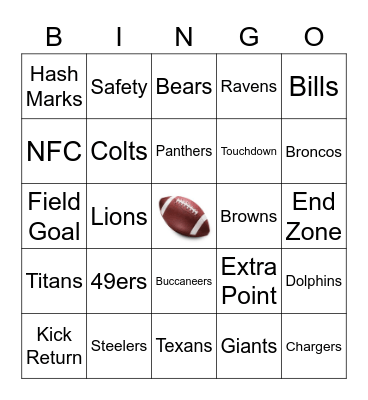 SPORTS Bingo Card