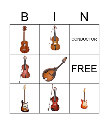 The String Family Bingo Card