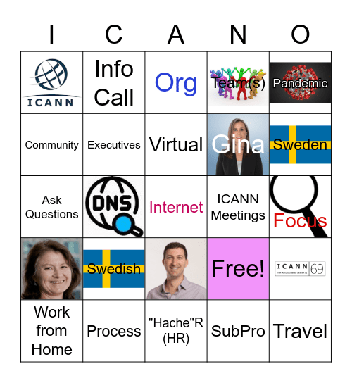 GAS RETREAT - INFO CAL Bingo Card