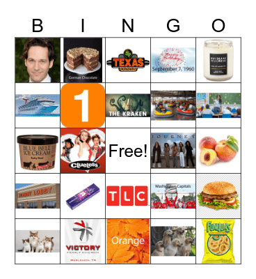 Michele's Birthday Bingo Card