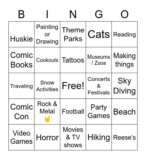 D O O L E Y Bingo Card