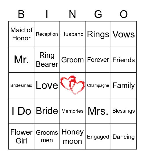 Engagement Bingo Card