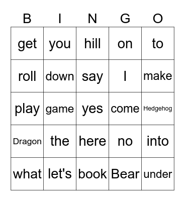 Playing with friends Bingo Card