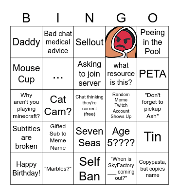Chat BINGO Card