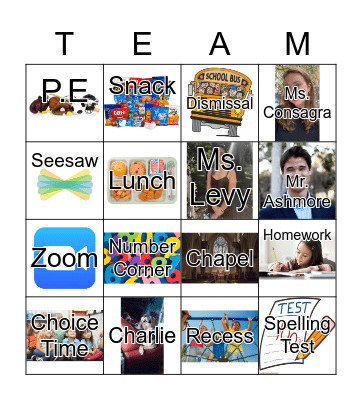 Orientation Bingo Card