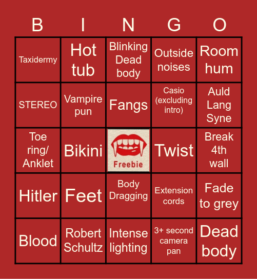 Paul Knop Bingo Card